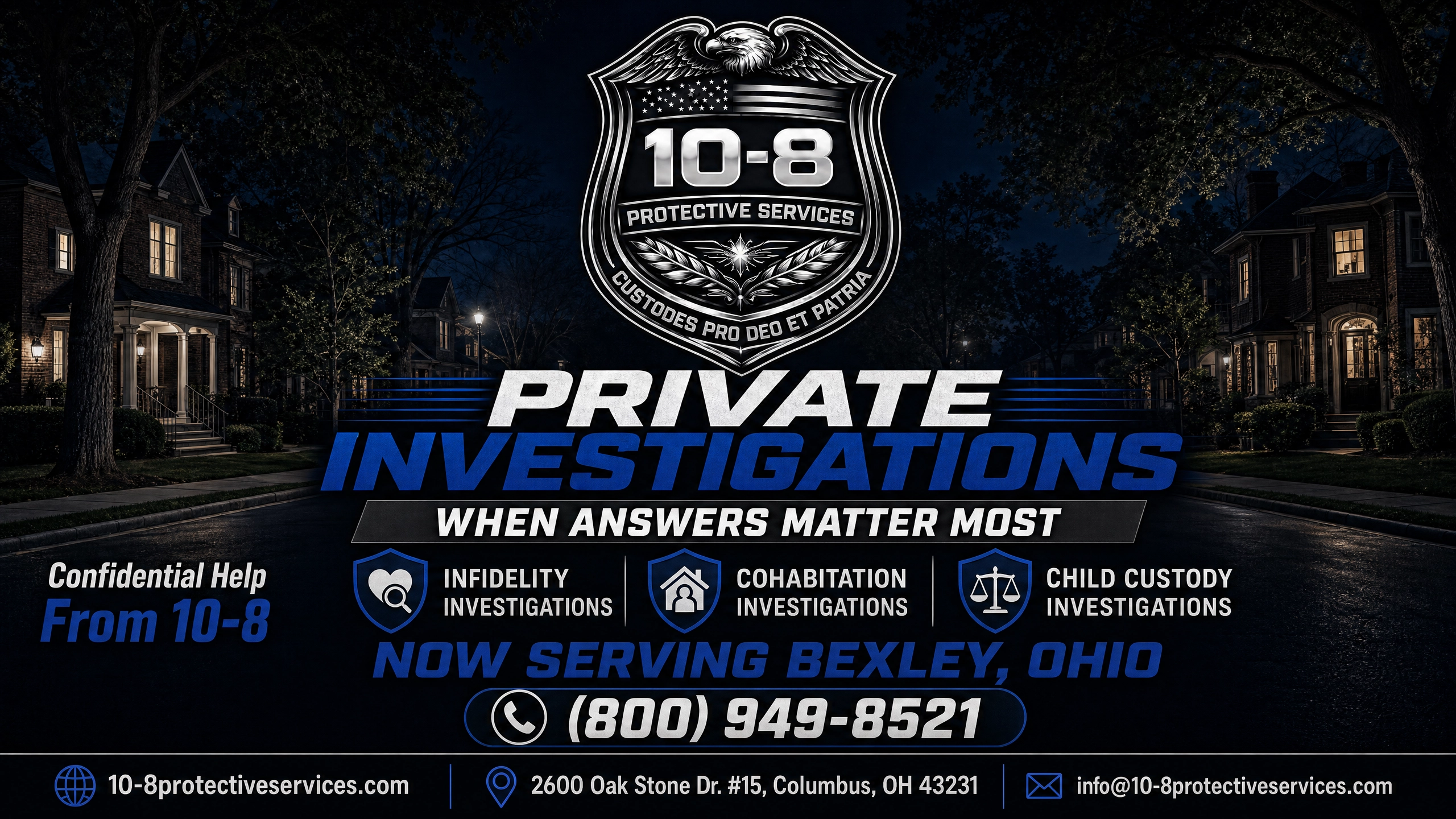 Private Investigator Serving Bexley Ohio 43209