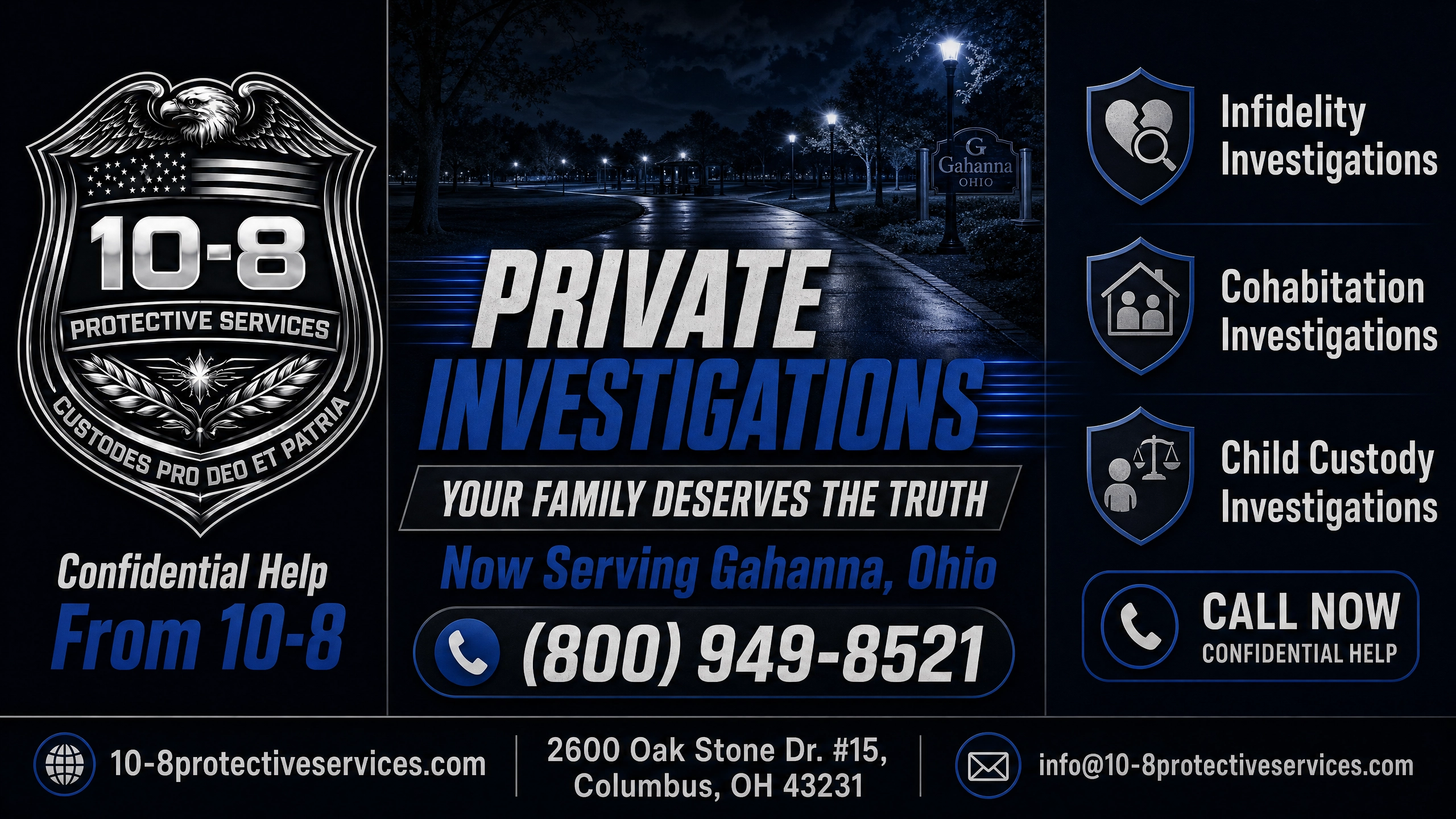 Private Investigator Serving Gahanna Ohio 43230